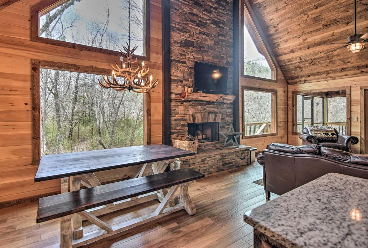 Modern Murphy Cabin With Nottely River Views! Luaran gambar