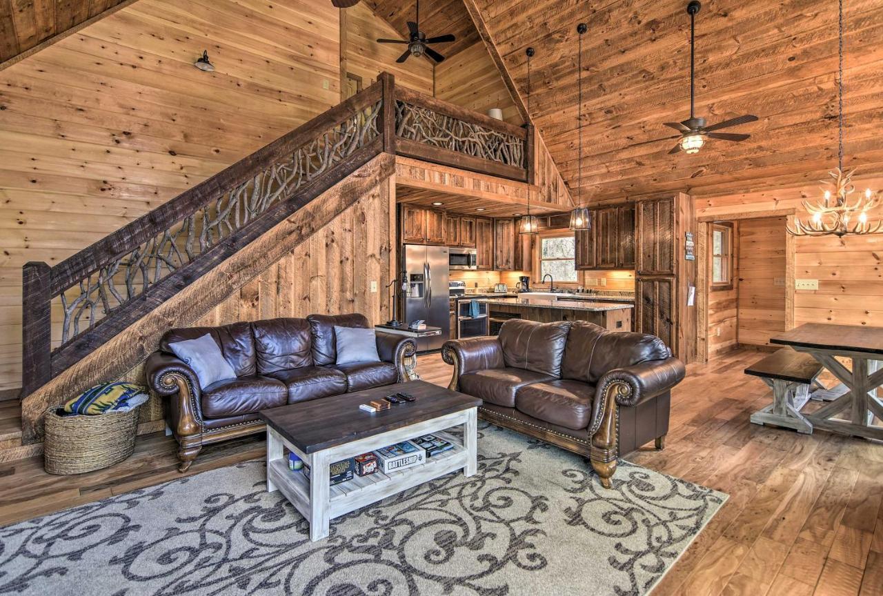 Modern Murphy Cabin With Nottely River Views! Luaran gambar