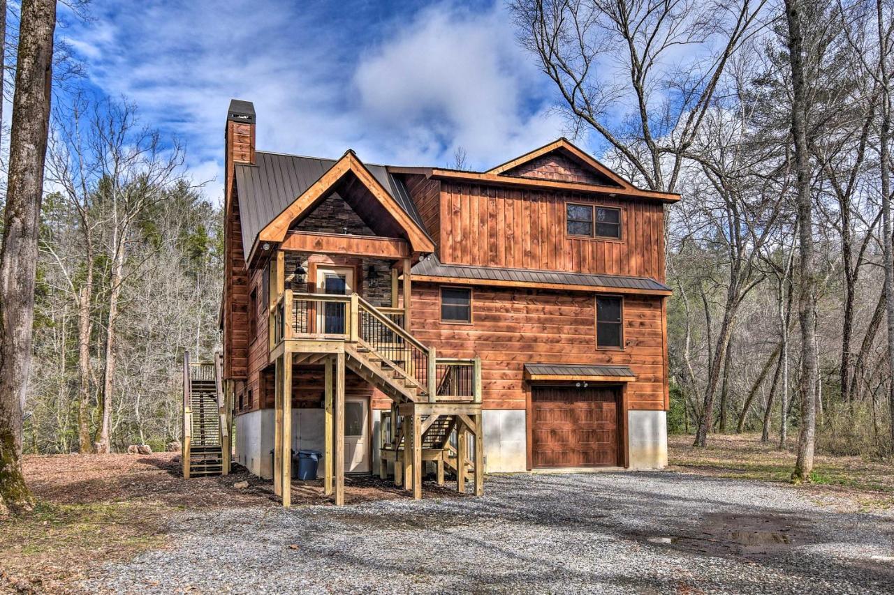 Modern Murphy Cabin With Nottely River Views! Luaran gambar