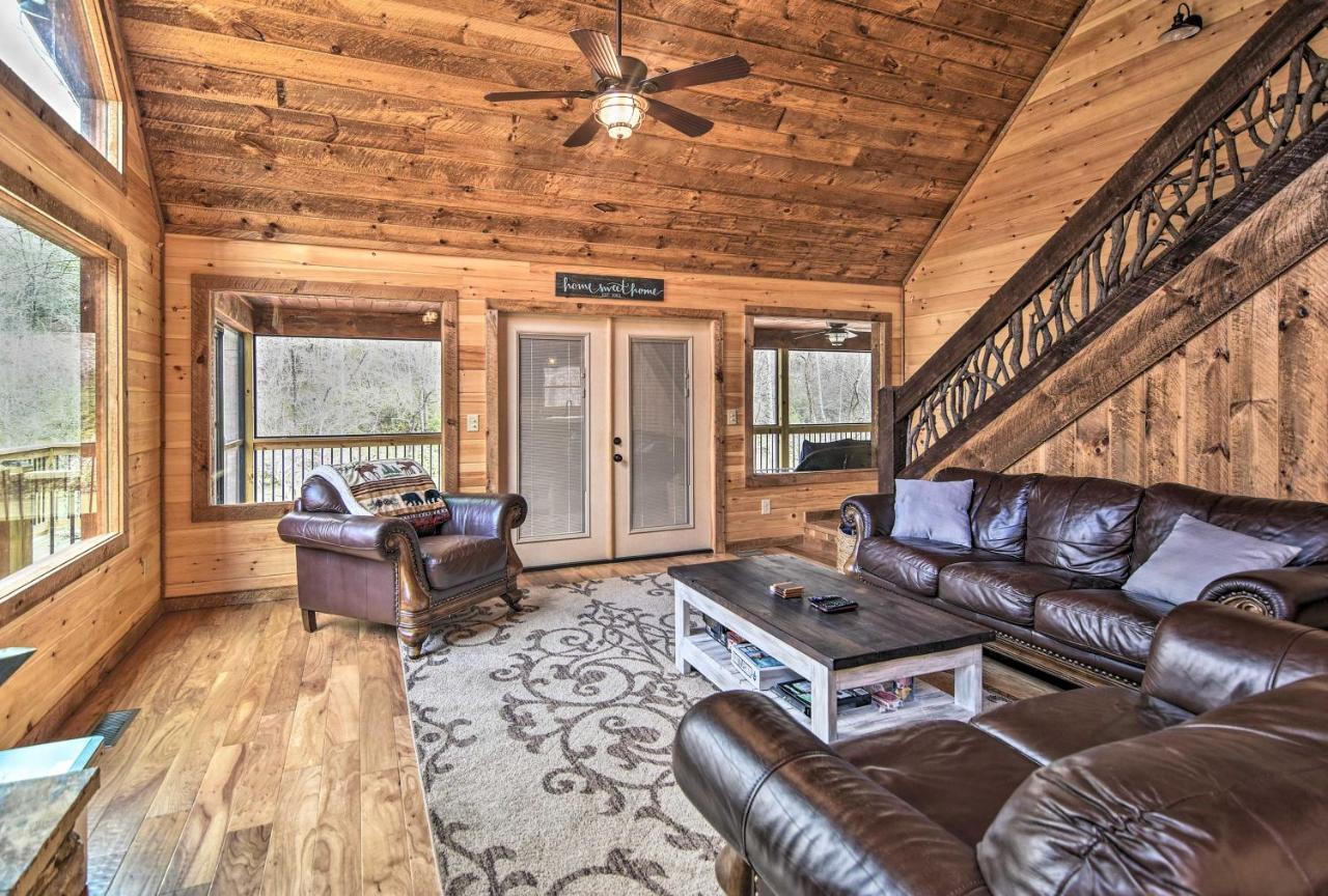 Modern Murphy Cabin With Nottely River Views! Luaran gambar