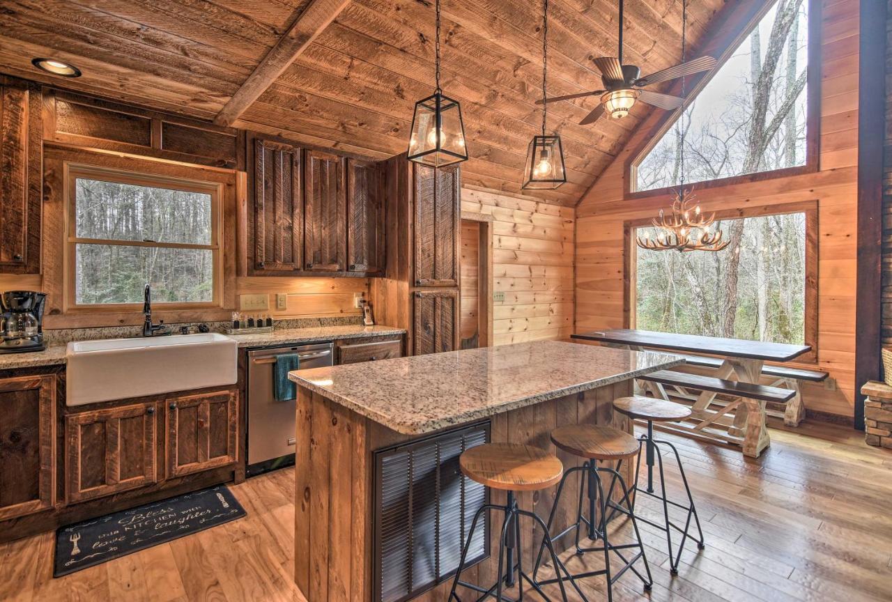 Modern Murphy Cabin With Nottely River Views! Luaran gambar