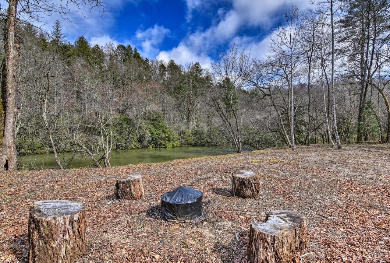 Modern Murphy Cabin With Nottely River Views! Luaran gambar