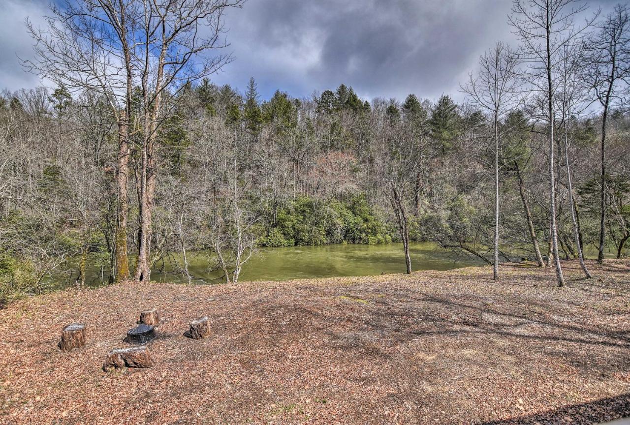 Modern Murphy Cabin With Nottely River Views! Luaran gambar