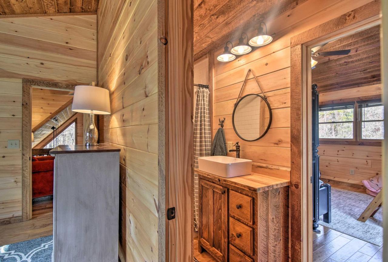 Modern Murphy Cabin With Nottely River Views! Luaran gambar