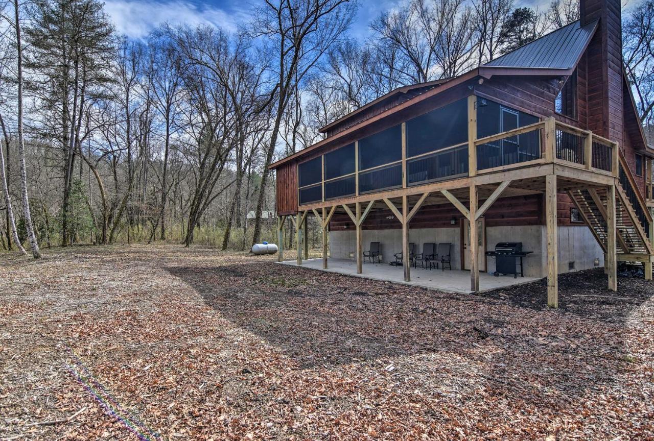 Modern Murphy Cabin With Nottely River Views! Luaran gambar